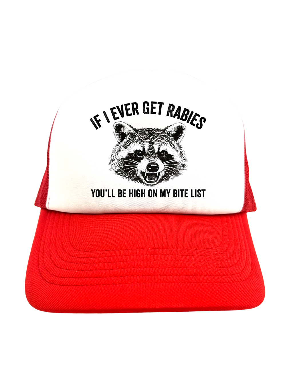 IF I EVER GET RABIES | VINTAGE STYLE FOAM TRUCKER HAT