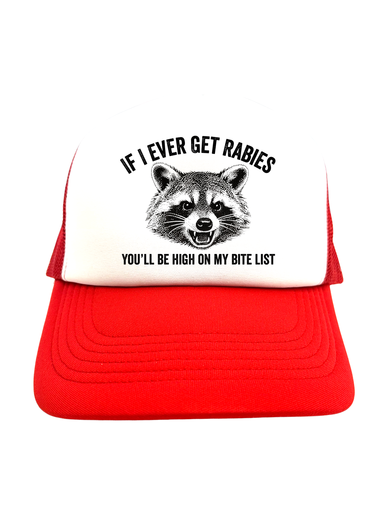 IF I EVER GET RABIES | VINTAGE STYLE FOAM TRUCKER HAT