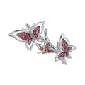 Anne Klein Silver Tone Pave Butterfly Pin Brooch NWT