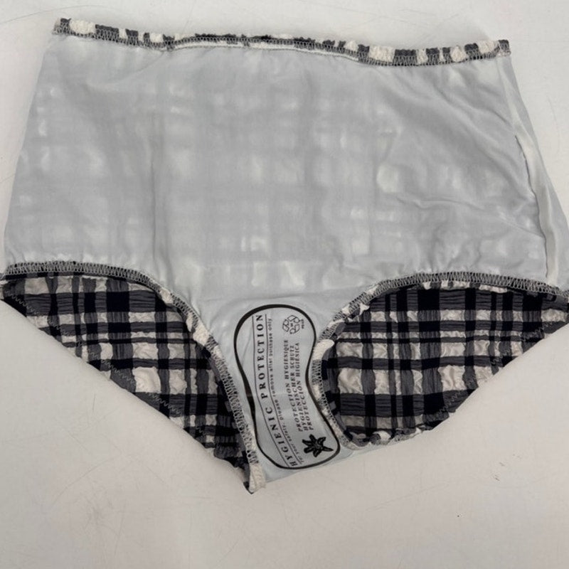 Solid & Striped Ginger Bikini Bottom Puckered Madras Sz XS NWT