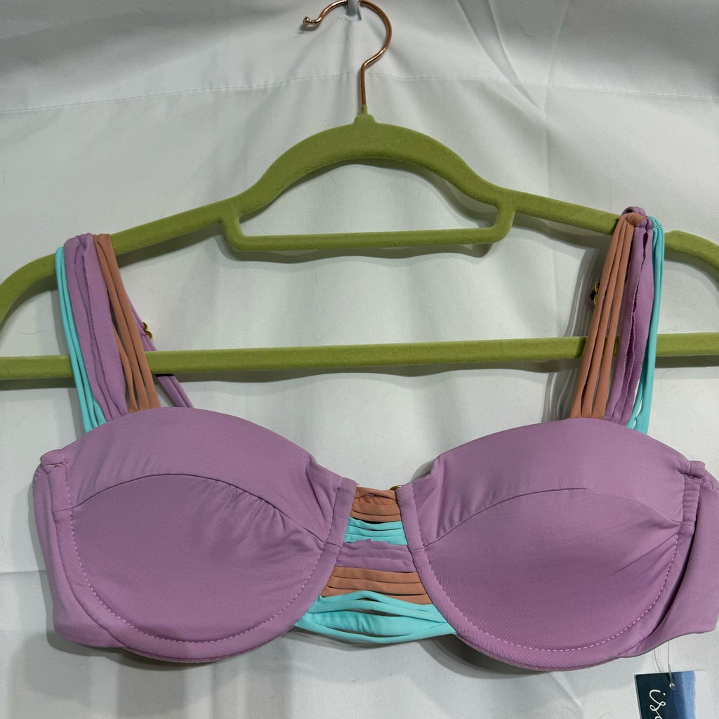 Isabella Rose Lavender Lucca Bikini Top Sz D-Cup NWT