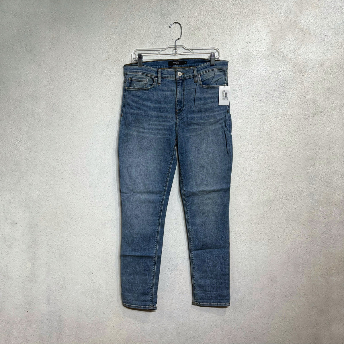 Hudson Lightless Nico Mid-Rise Super Skinny Jeans Sz 32 NWT