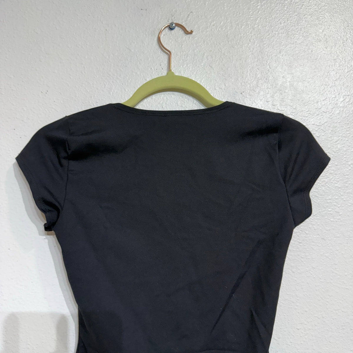 Free People Black Square Eyes Bodysuit Sz XS NWT
