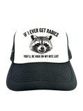 IF I EVER GET RABIES | VINTAGE STYLE FOAM TRUCKER HAT