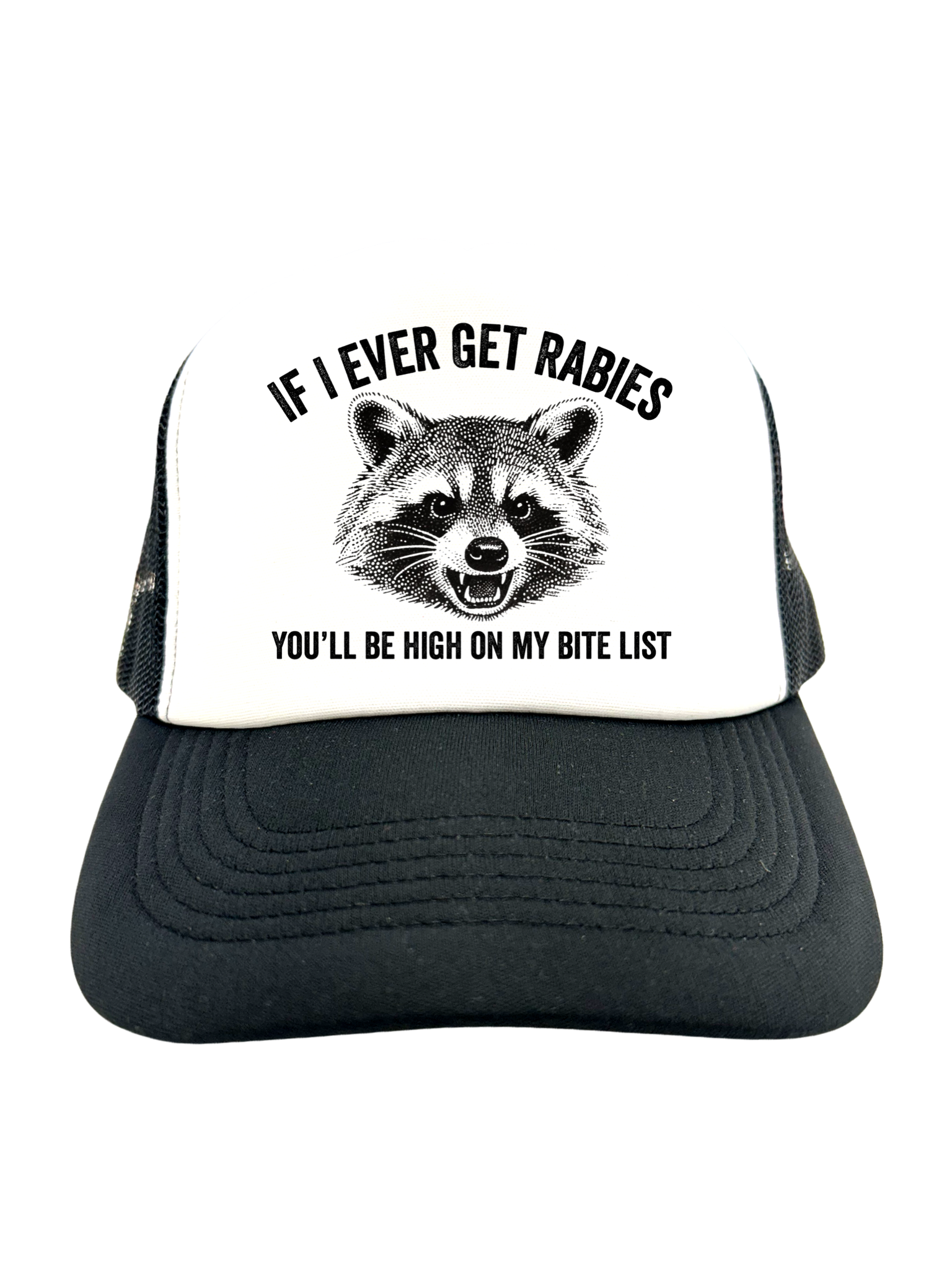 IF I EVER GET RABIES | VINTAGE STYLE FOAM TRUCKER HAT