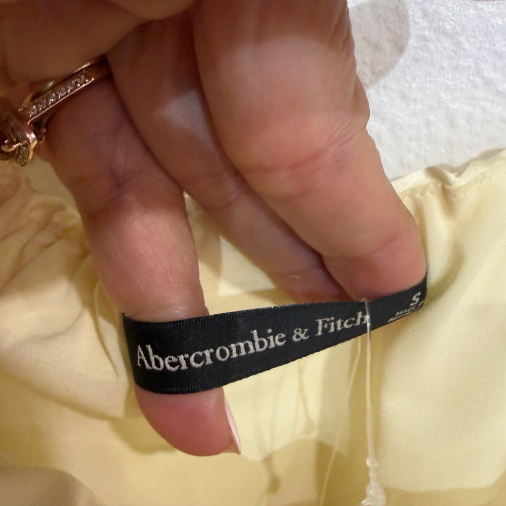 Abercrombie & Fitch Julia Strapless Slip Maxi Dress Floral Sz S NWT