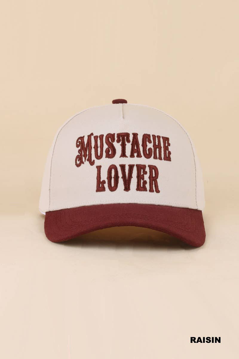 0519 Mustache Lover Two Tone Snapback Hat SI-29862