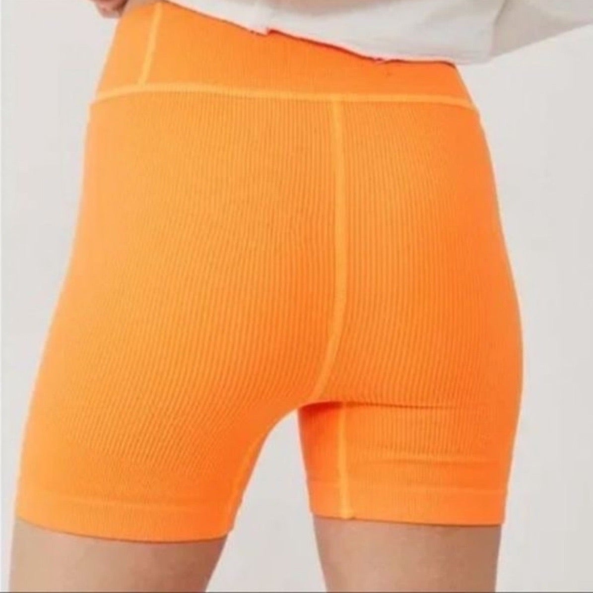 Free People Movement Burning Up Free Throw Crossover Biker Shorts  Sz XS NWT