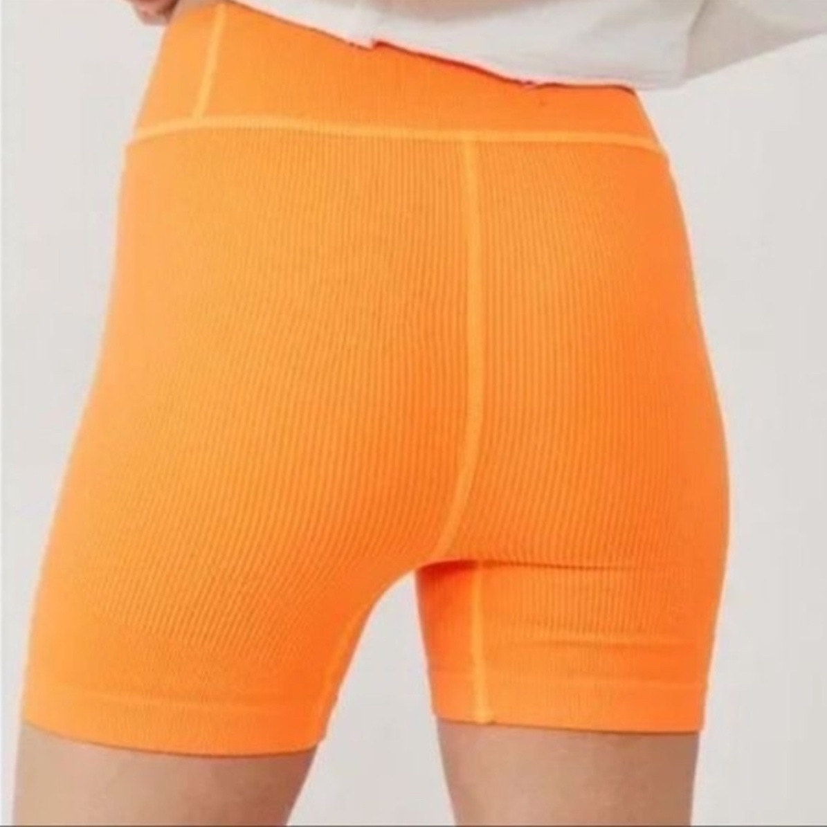 Free People Movement Burning Up Free Throw Crossover Biker Shorts  Sz XS NWT