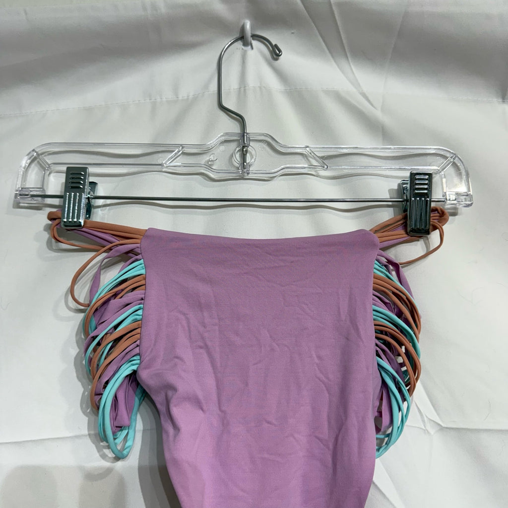 Isabella Rose Lavender Lucca High Waist Bikini Bottom Sz XS NWT