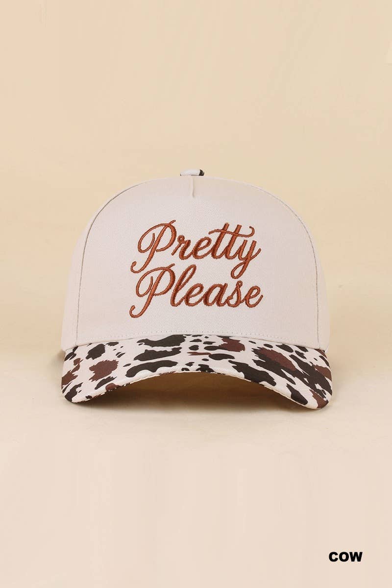 0519 Pretty Please Two Tone Snapback Hat SI-29866