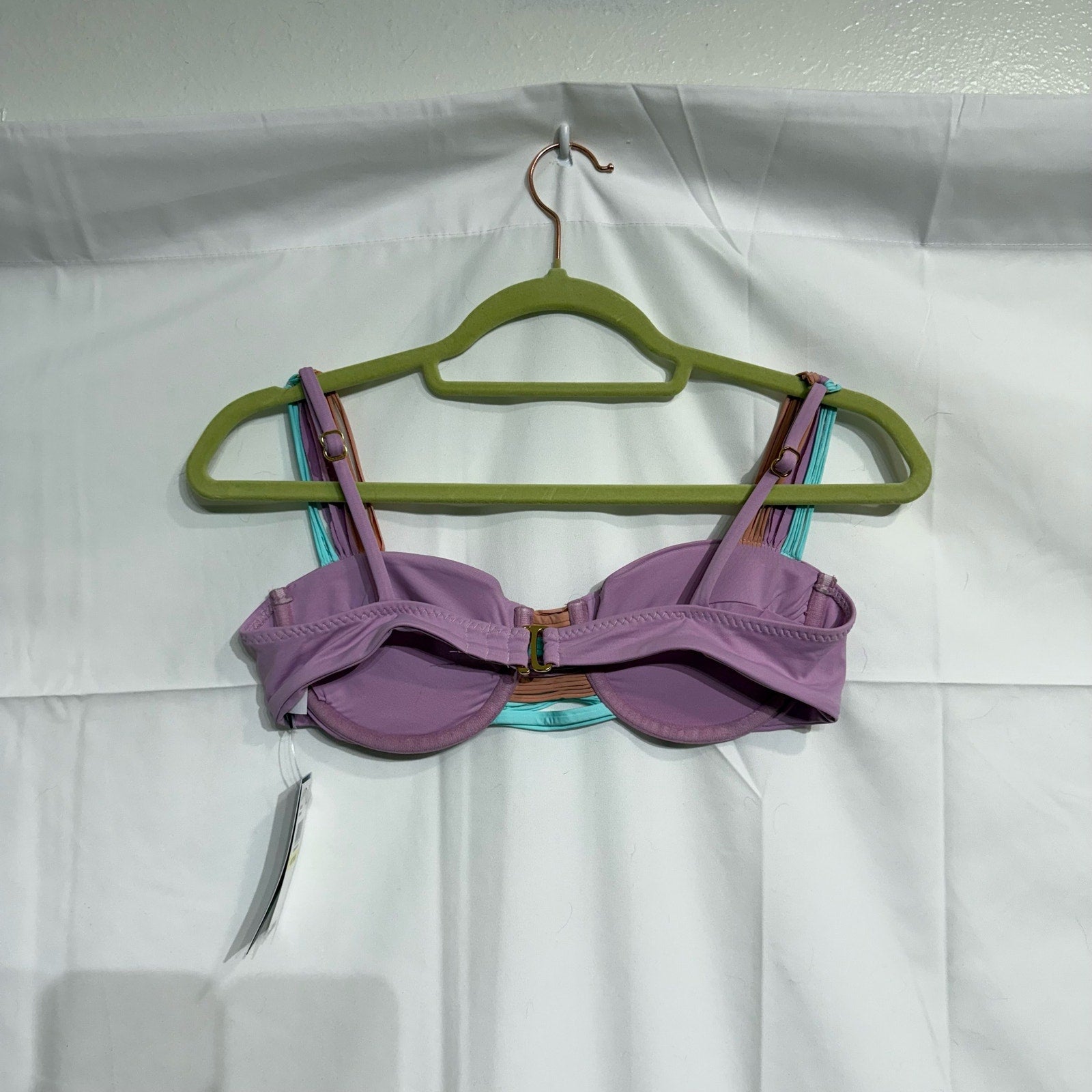 Isabella Rose Lavender Lucca Bikini Top Sz D-Cup NWT