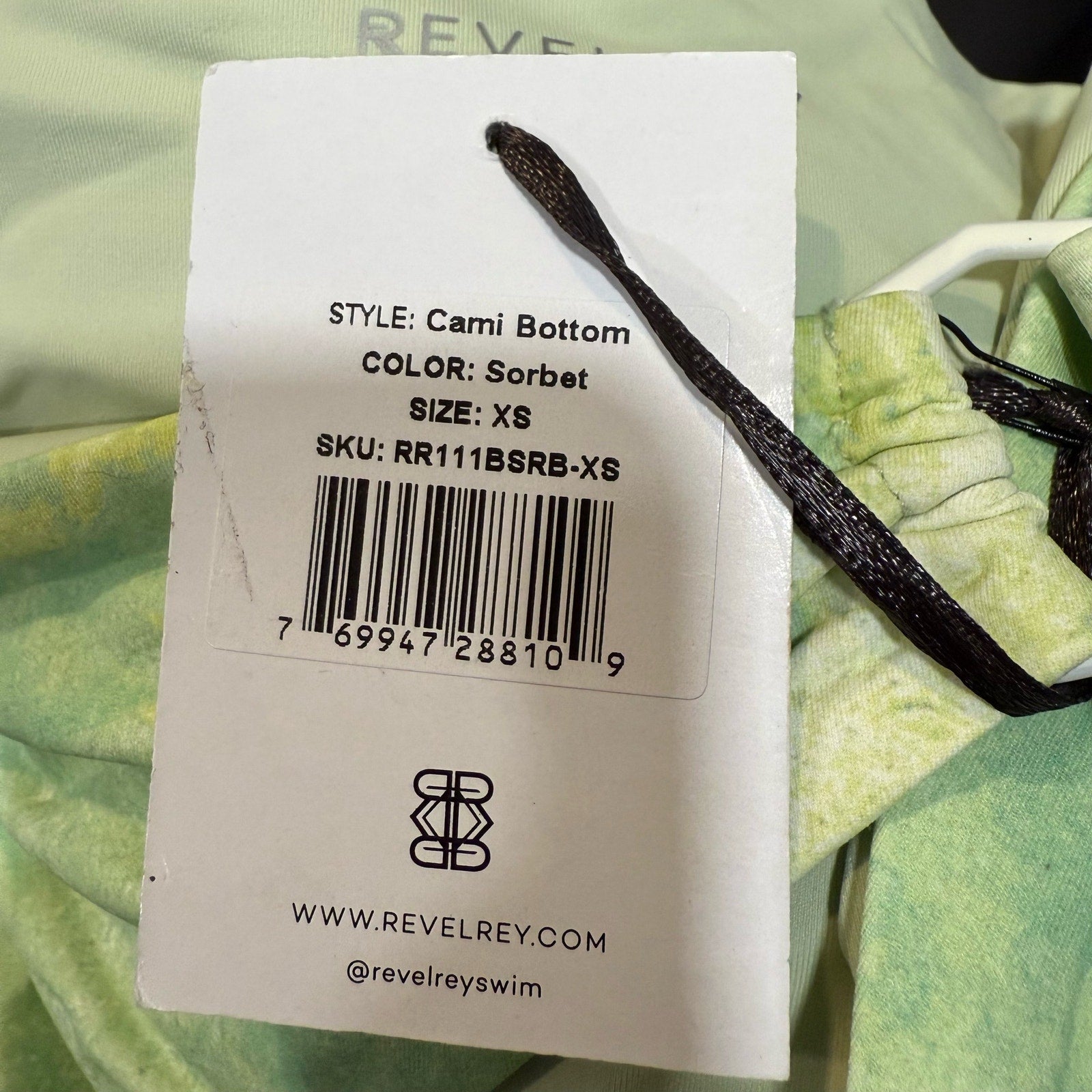 Revel Rey Sorbet Camo Bikini Bottom Sz XS NWT