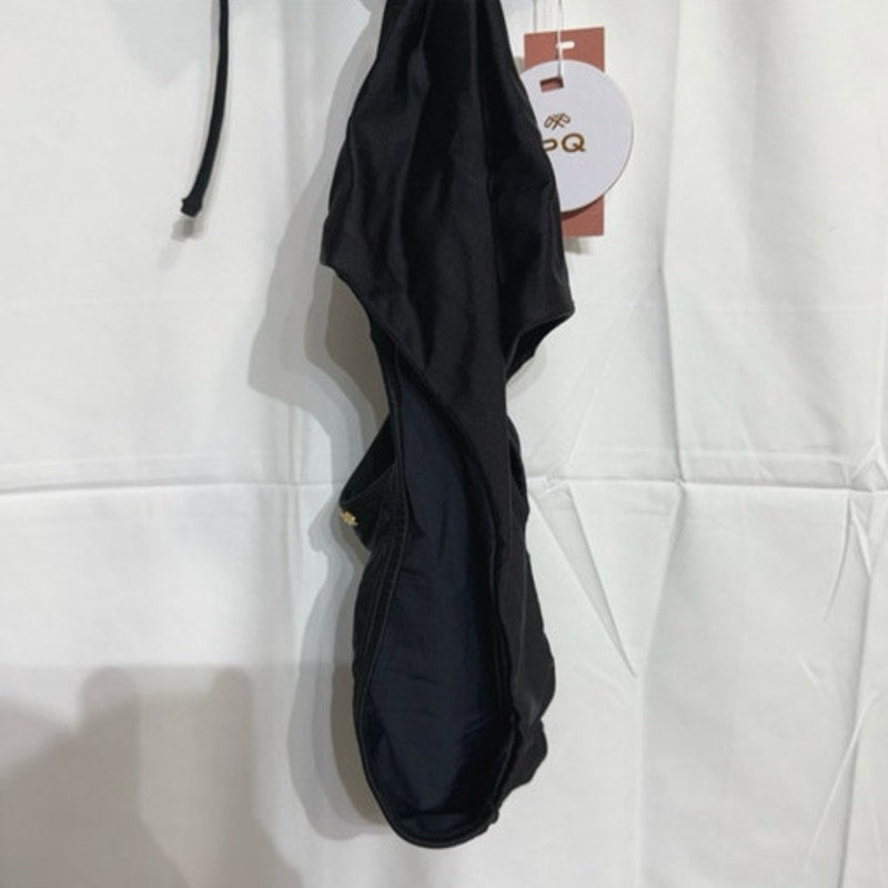 PQ Swim Black Hayden Cut Out One Piece Sz L NWT