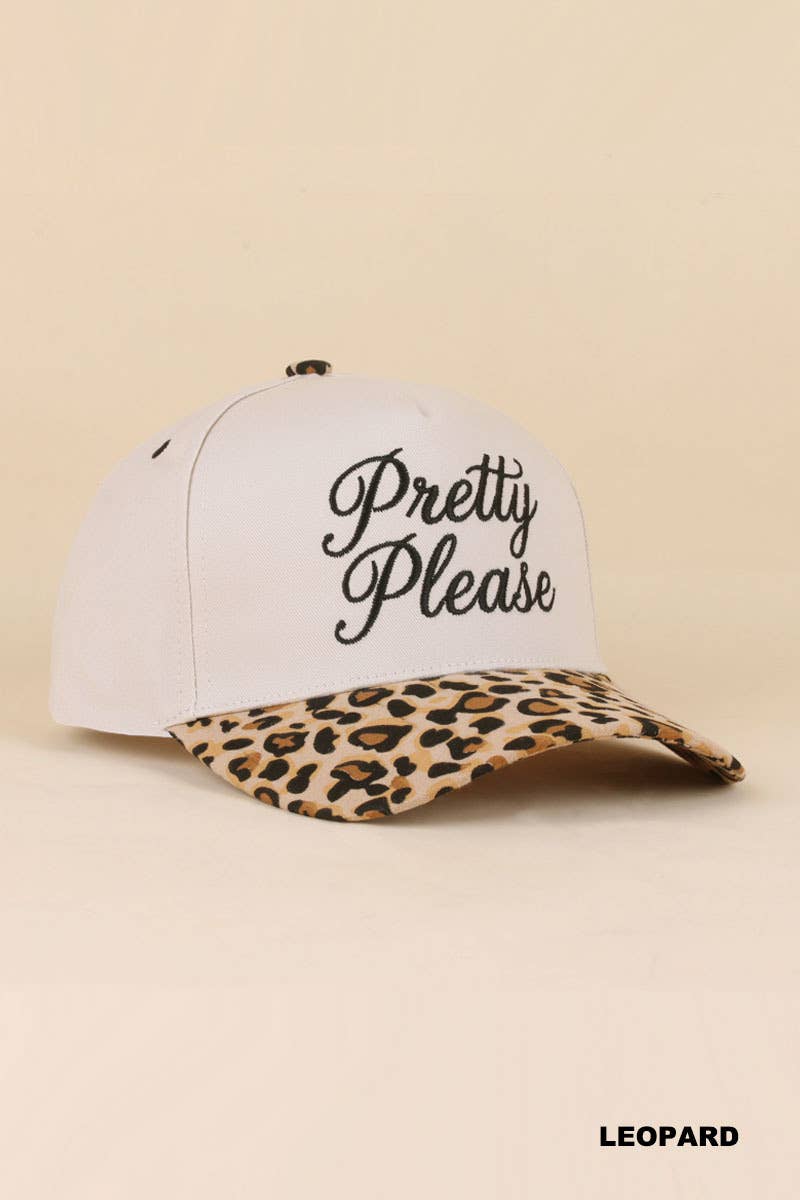 0519 Pretty Please Two Tone Snapback Hat SI-29866