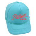 Raisin’ Hell Aqua Mesh Trucker Adjustable Snapback Hat NWT