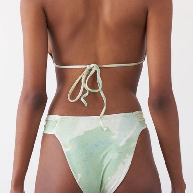 Revel Rey Sorbet Camo Bikini Bottom Sz XS NWT