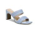 Alfani Blue Stantonn Quilted Slide Dress Sandals Sz 9M NWT