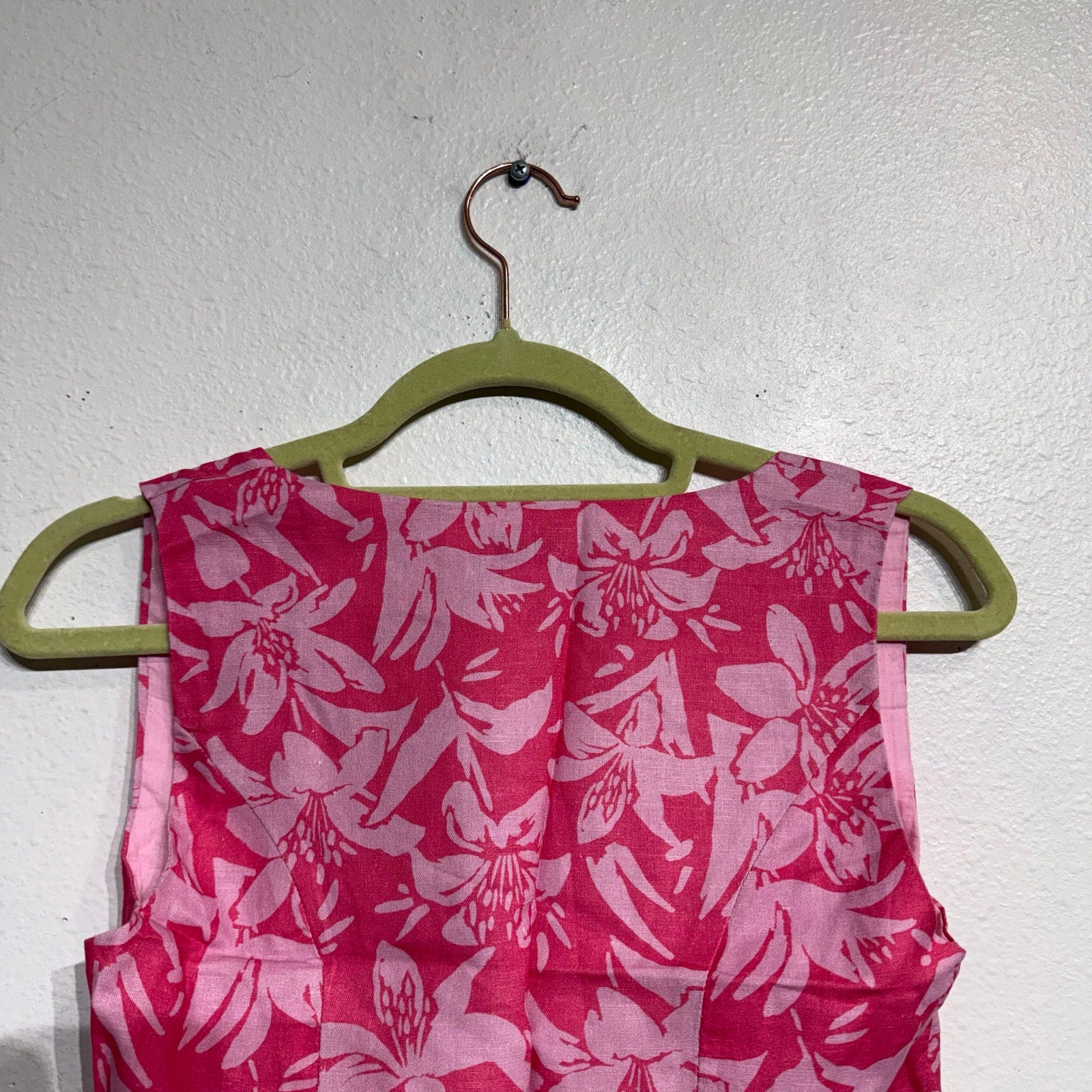 Charlie Holiday Pink Hibiscus Madonna Underwire Floral Crop Top Sz S NWT