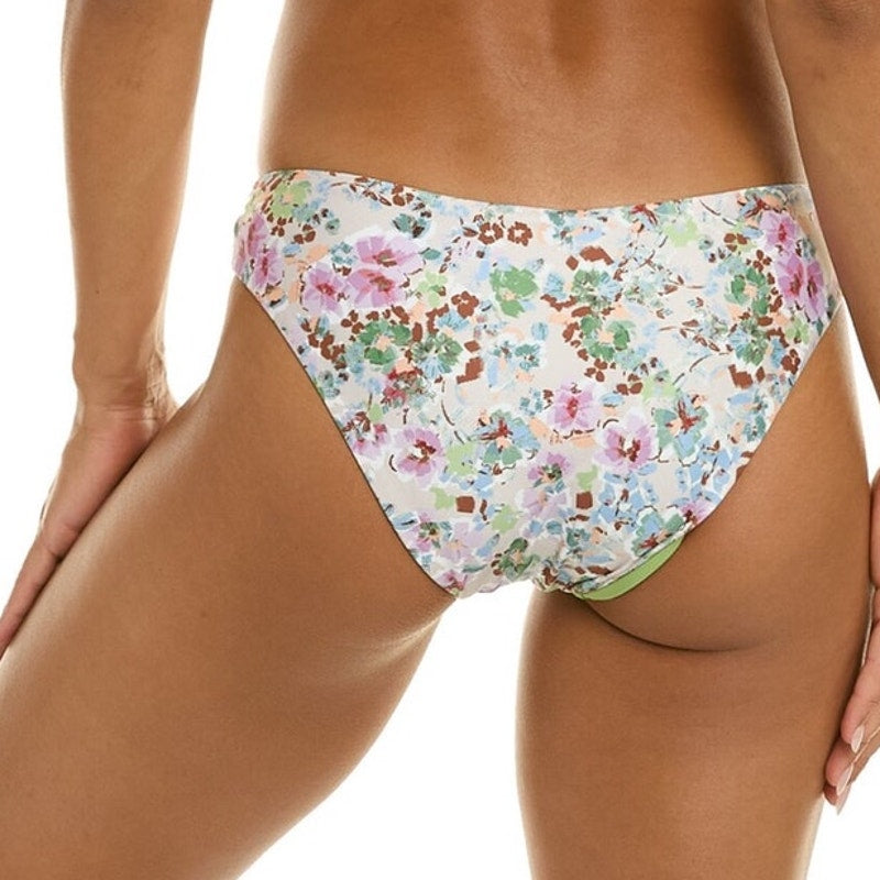 Isabella Rose Maui Floral Reversible Swim Bottom Sz XS NWT