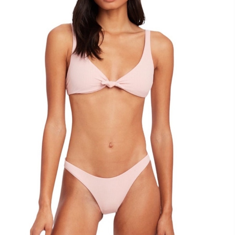 Vitamin A Pink 2-Piece Set Lou Bikini Sz 4 NWT