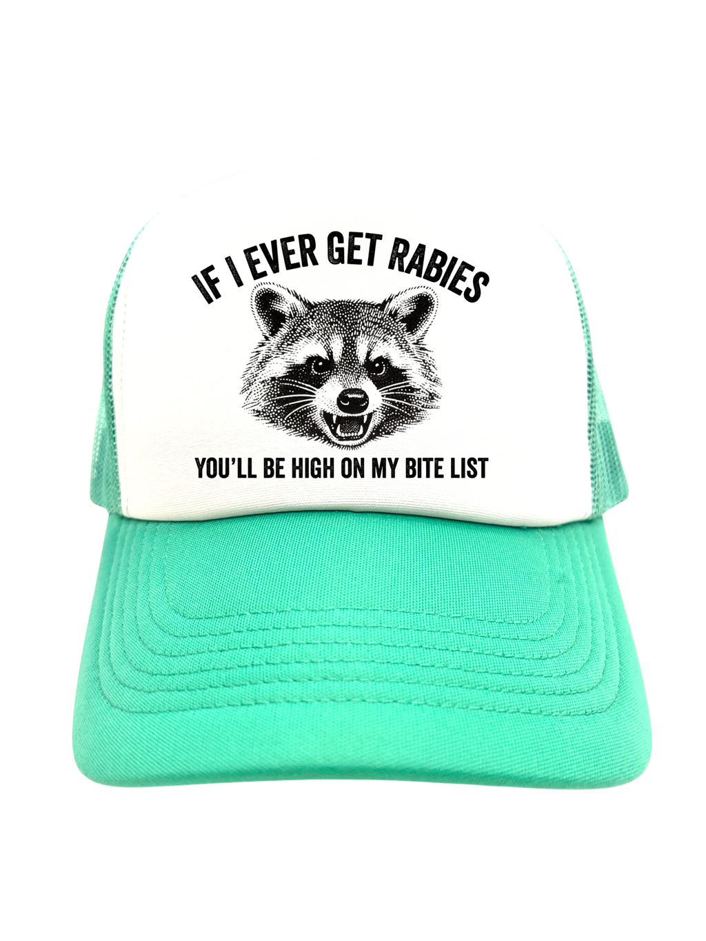 IF I EVER GET RABIES | VINTAGE STYLE FOAM TRUCKER HAT