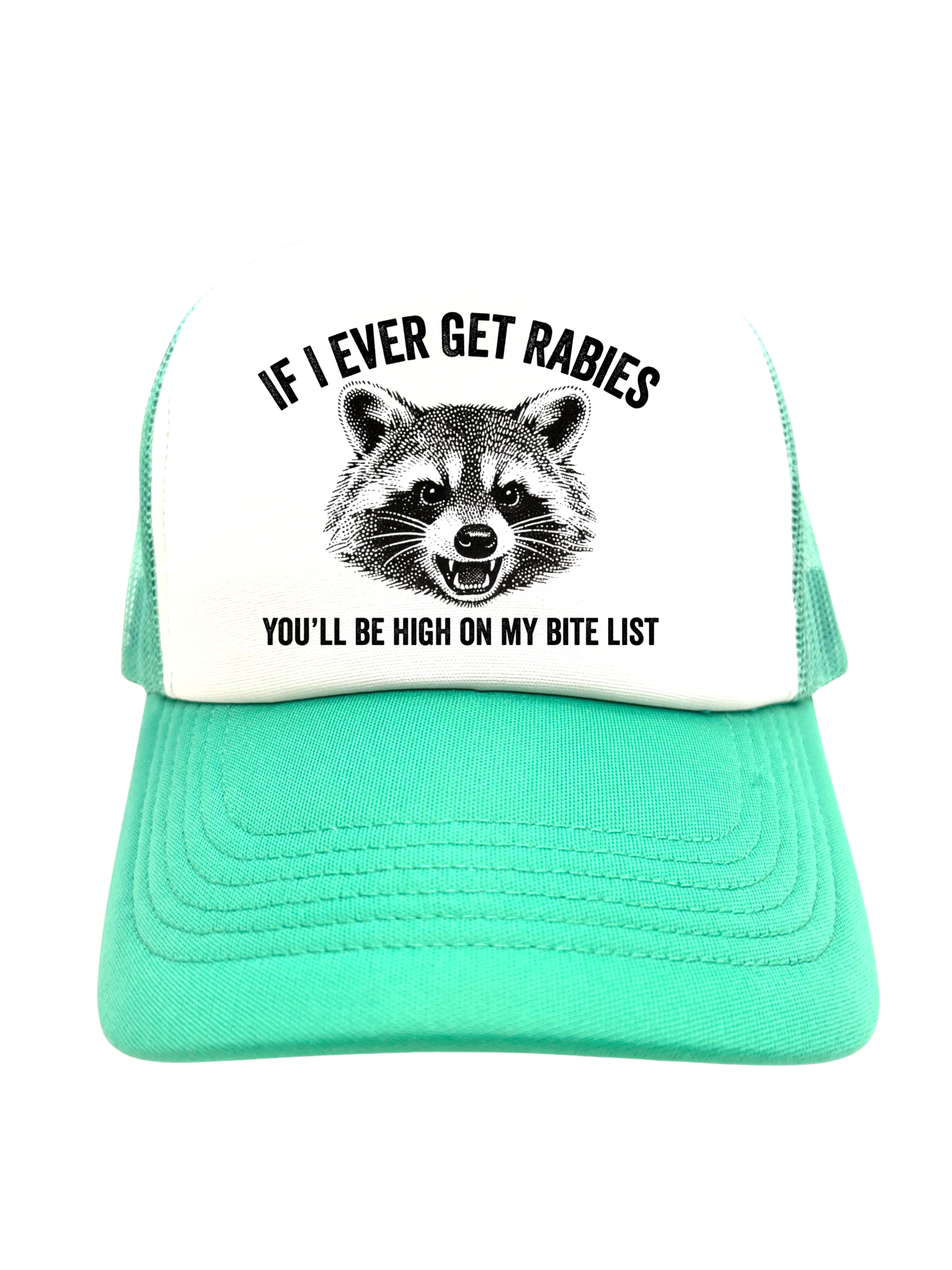 IF I EVER GET RABIES | VINTAGE STYLE FOAM TRUCKER HAT