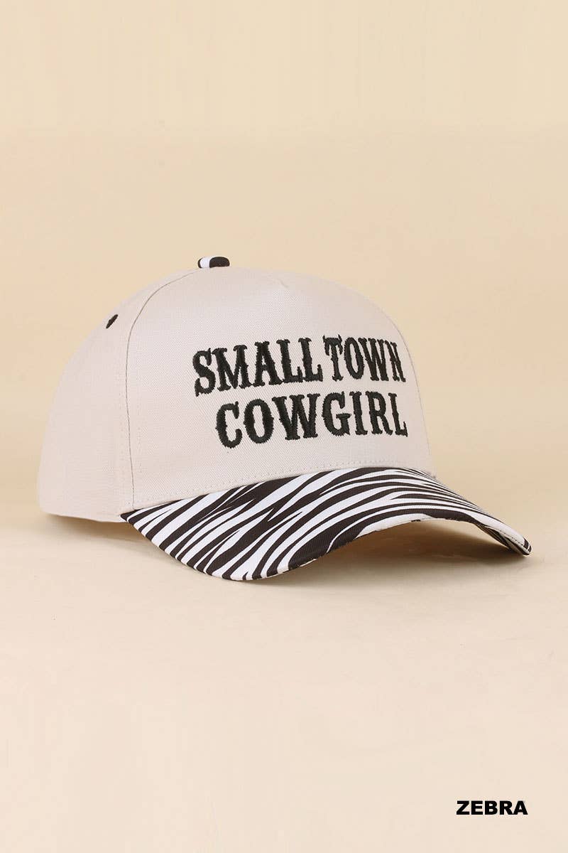 0519 Small Town Cowgirl Two Tone Snapback Hat SI-29853