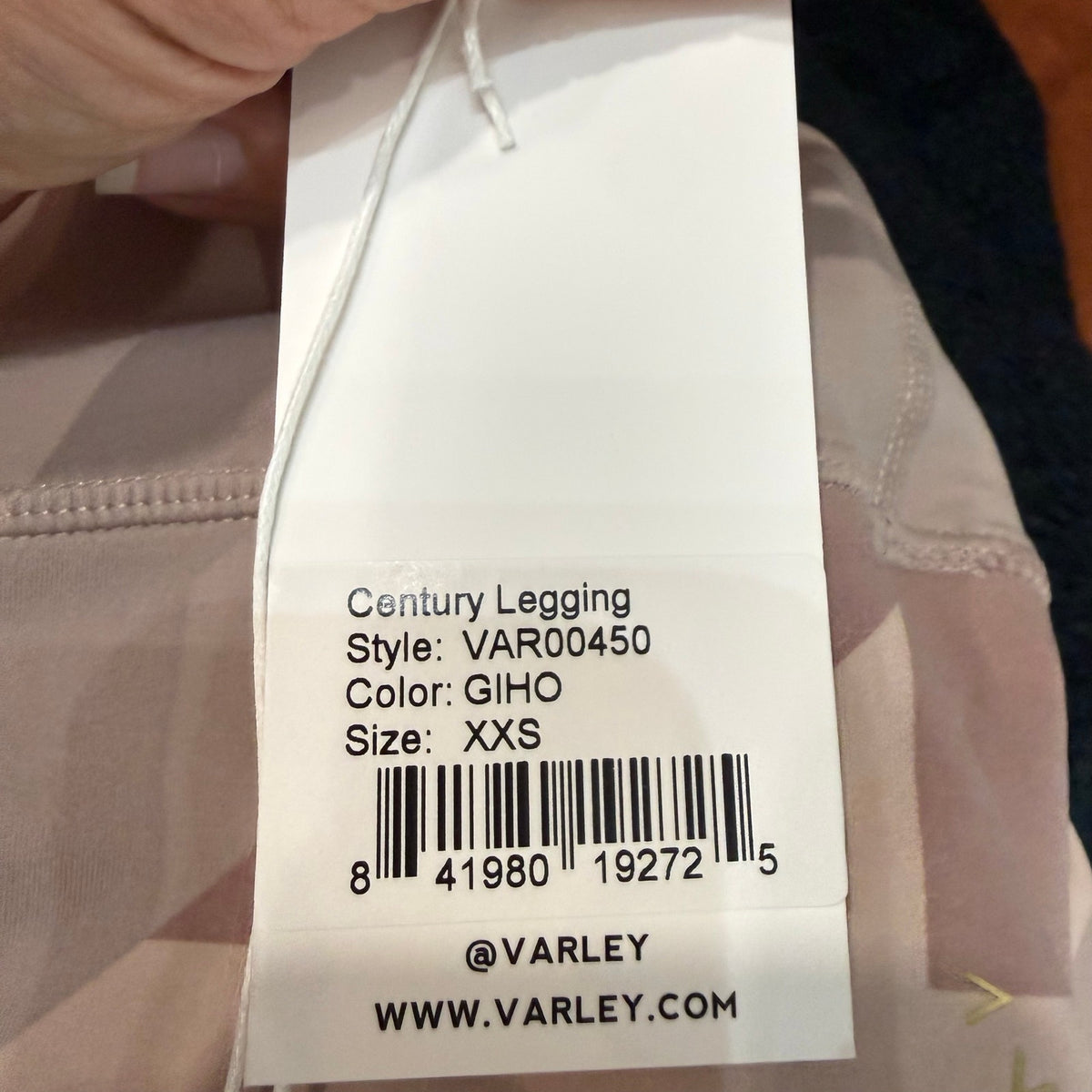 Varley Pink Taupe Camo Leggings Sz XXS NWT