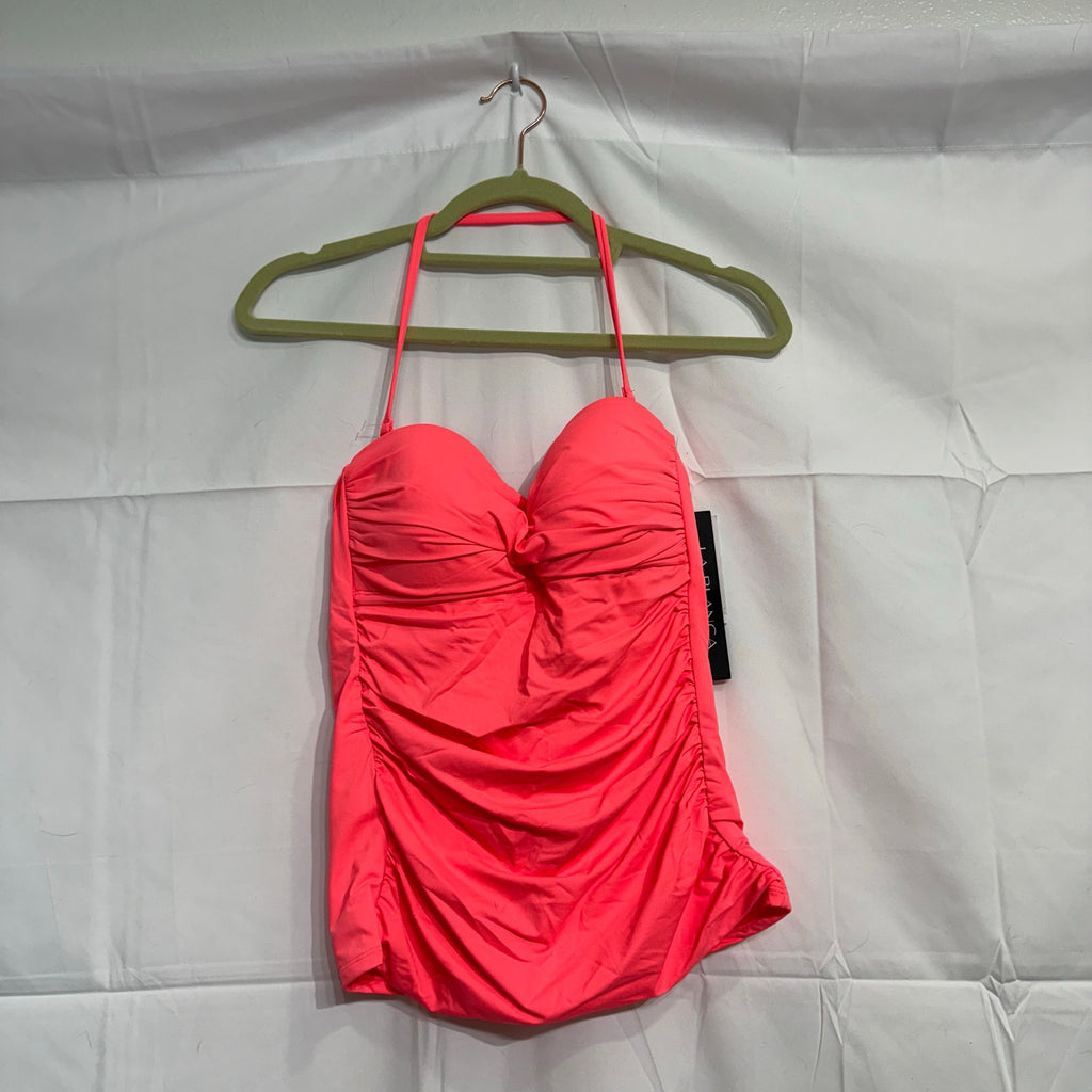 La Blanca Island Goddess Twist Bandini Tankini Top Sz 6 NWT