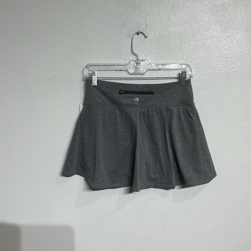 Ideology Charcoal Gray Pleated Mini Skort Sz S NWT