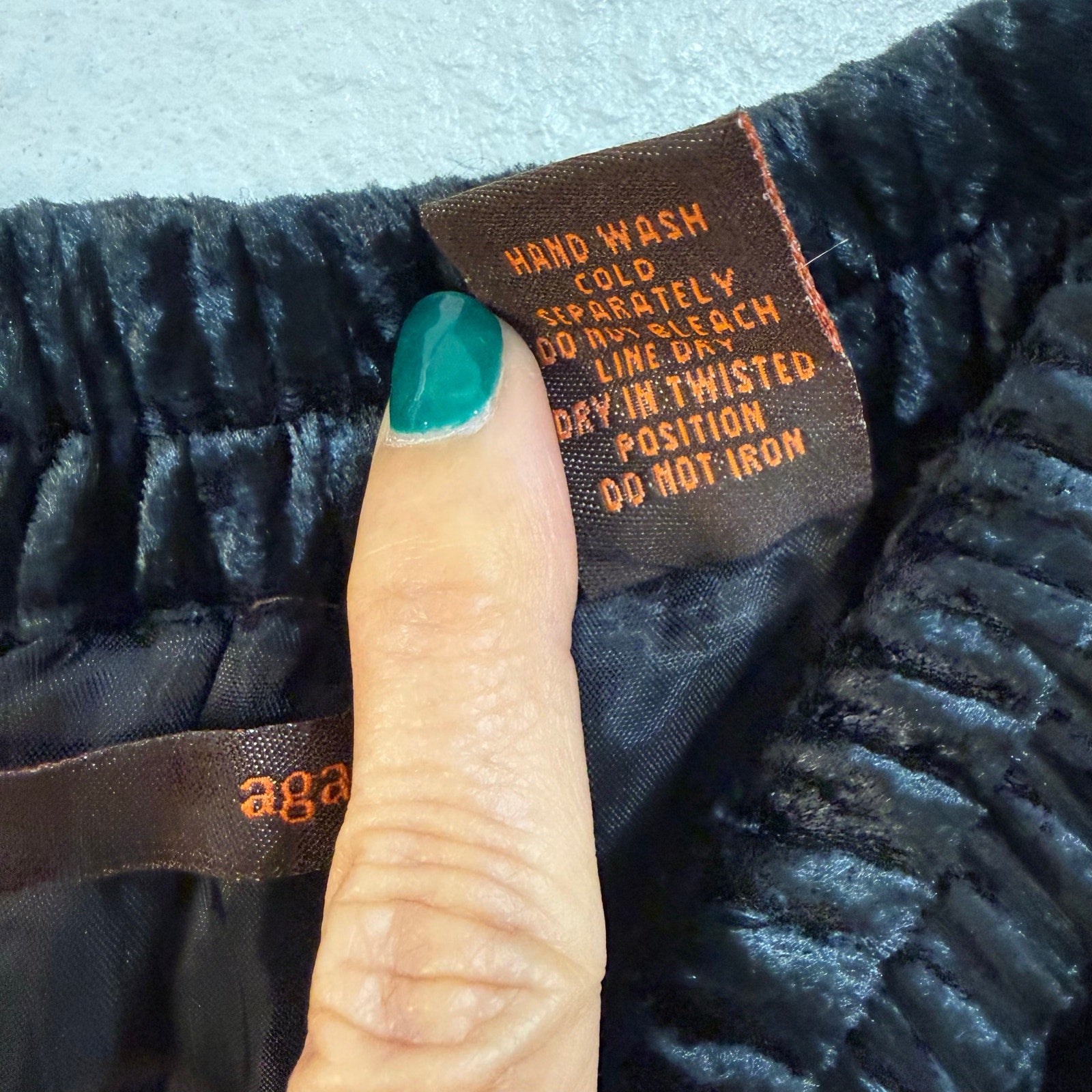 Agapo Teal Tiered Velvet Jacquard Boho Midi Skirt Sz S NWT