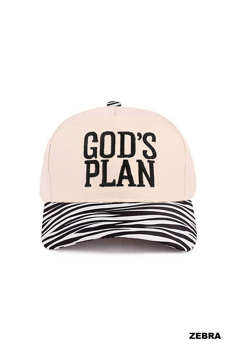 `0304 God's Plan Two Tone Cotton Hat SI-29581