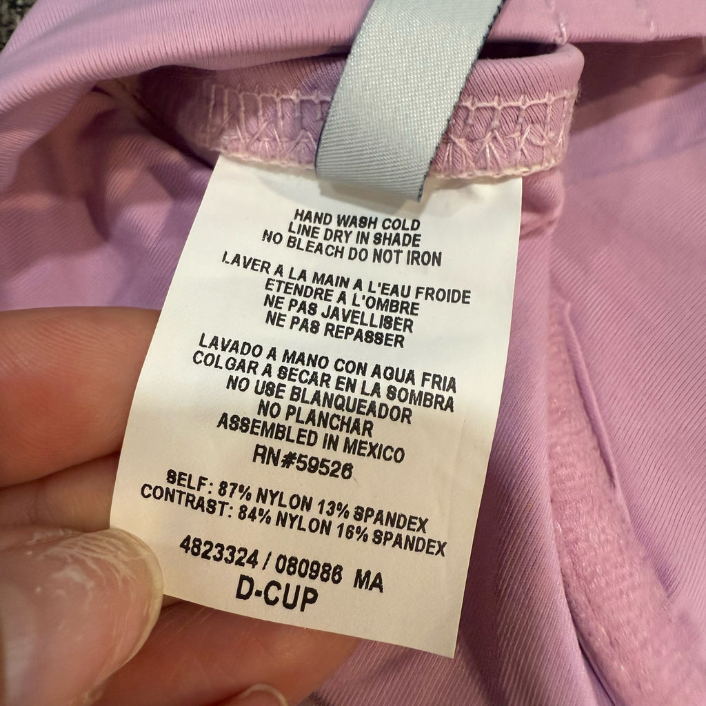 Isabella Rose Lavender Lucca Bikini Top Sz D-Cup NWT