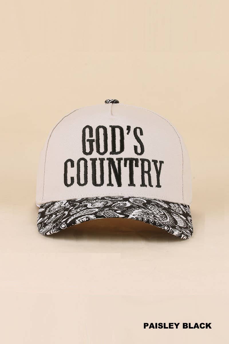0519 God's Country Two Tone Snapback Hat SI-29859