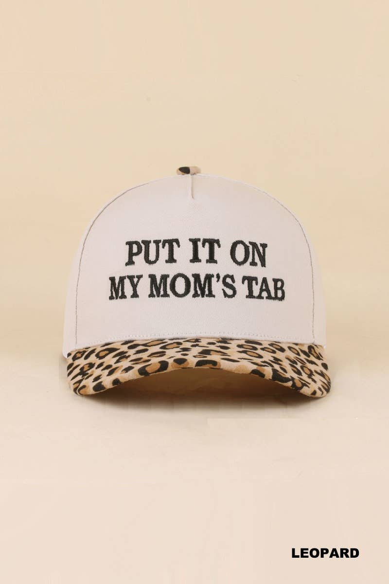 0519 Put It On My Mom's Tab Two Tone Snapback Hat SI-29870