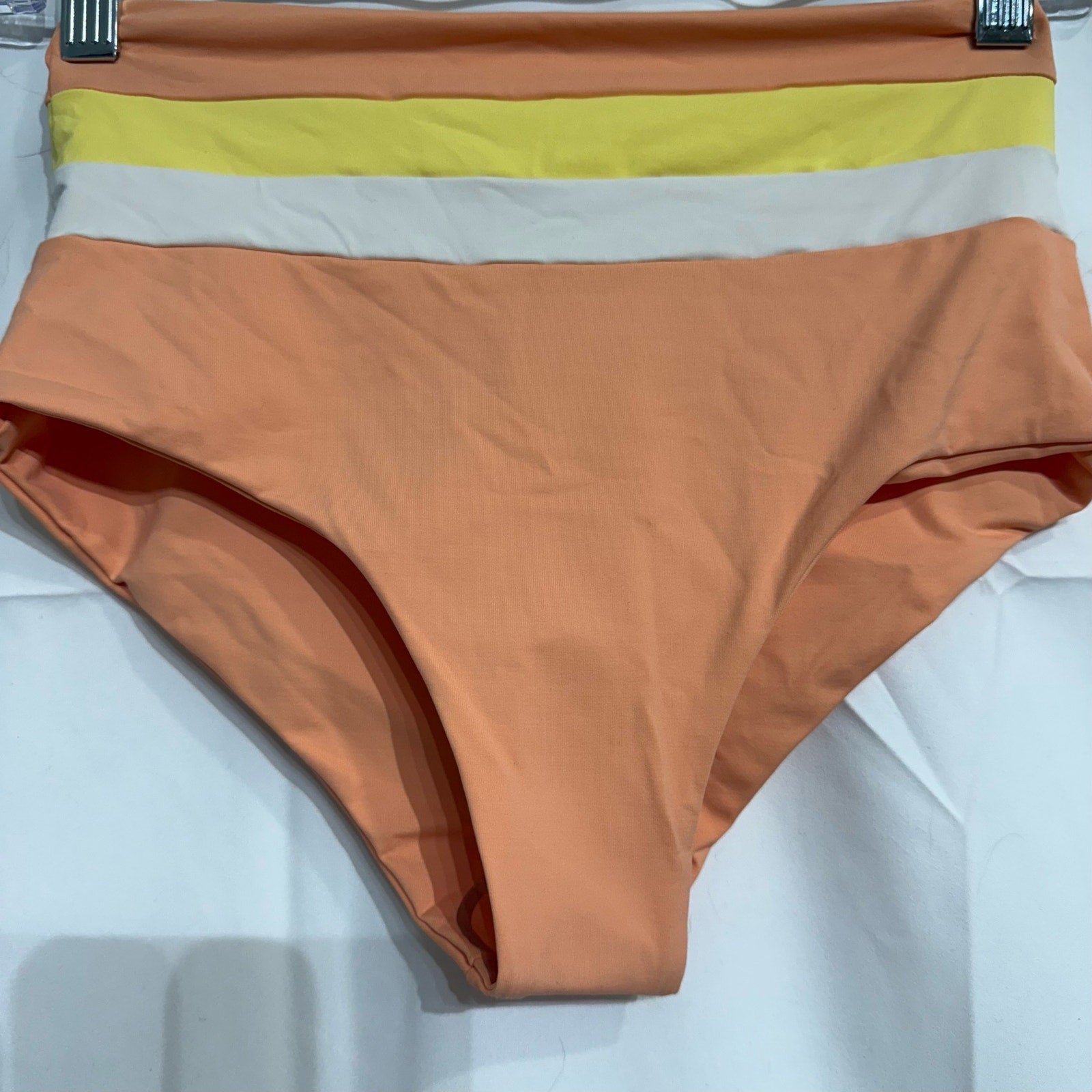L*space Tangy Lemondrop High Waist  Bikini Bottoms Sz S NWT