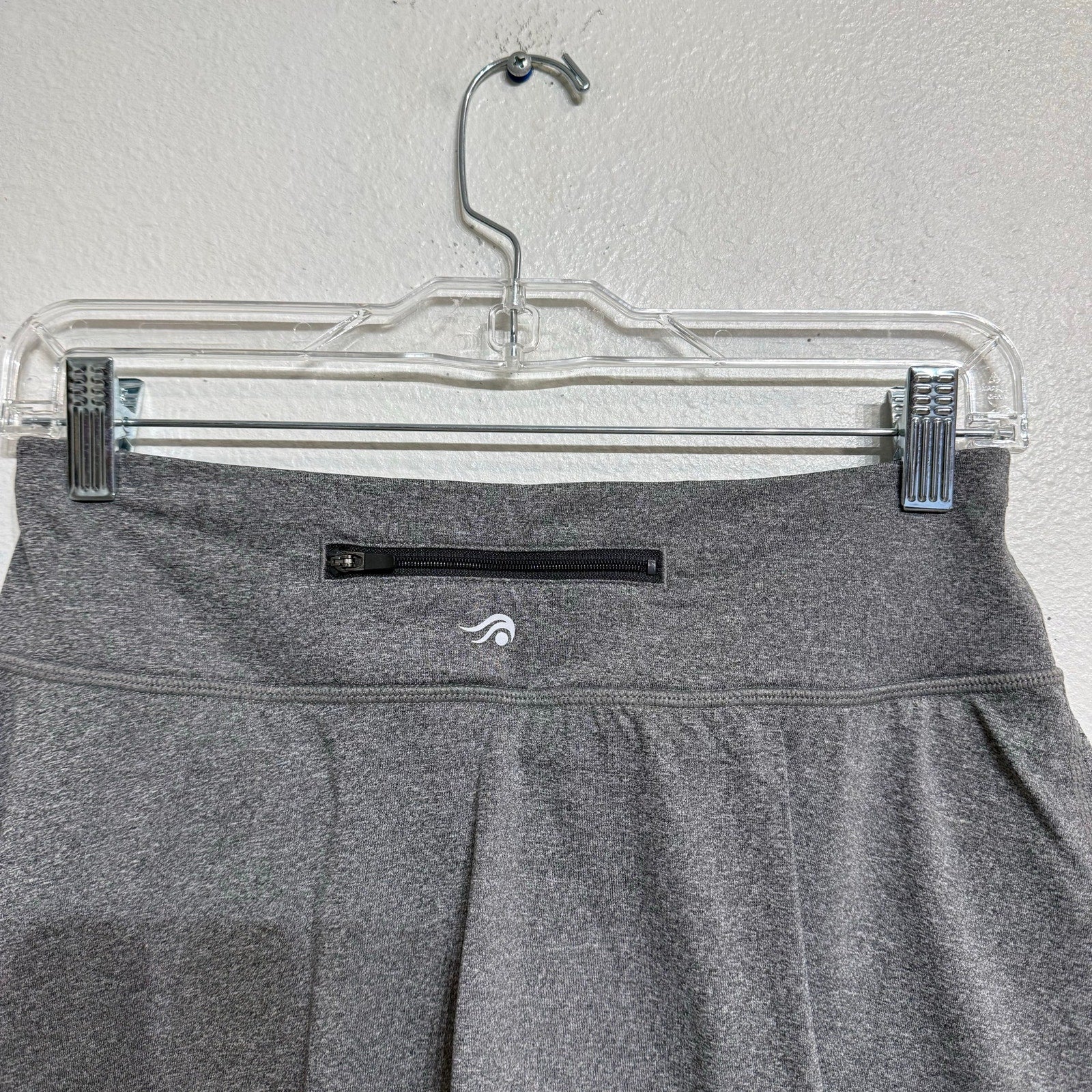 Ideology Charcoal Gray Pleated Mini Skort Sz S NWT
