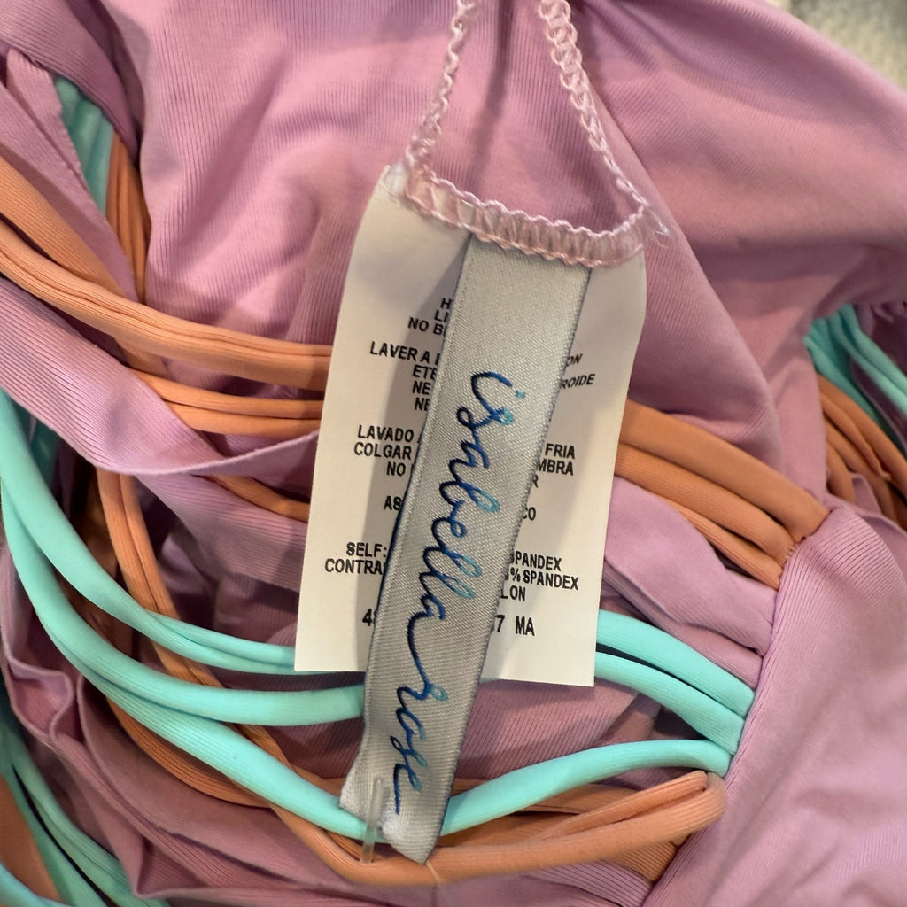 Isabella Rose Lavender Lucca High Waist Bikini Bottom Sz XS NWT