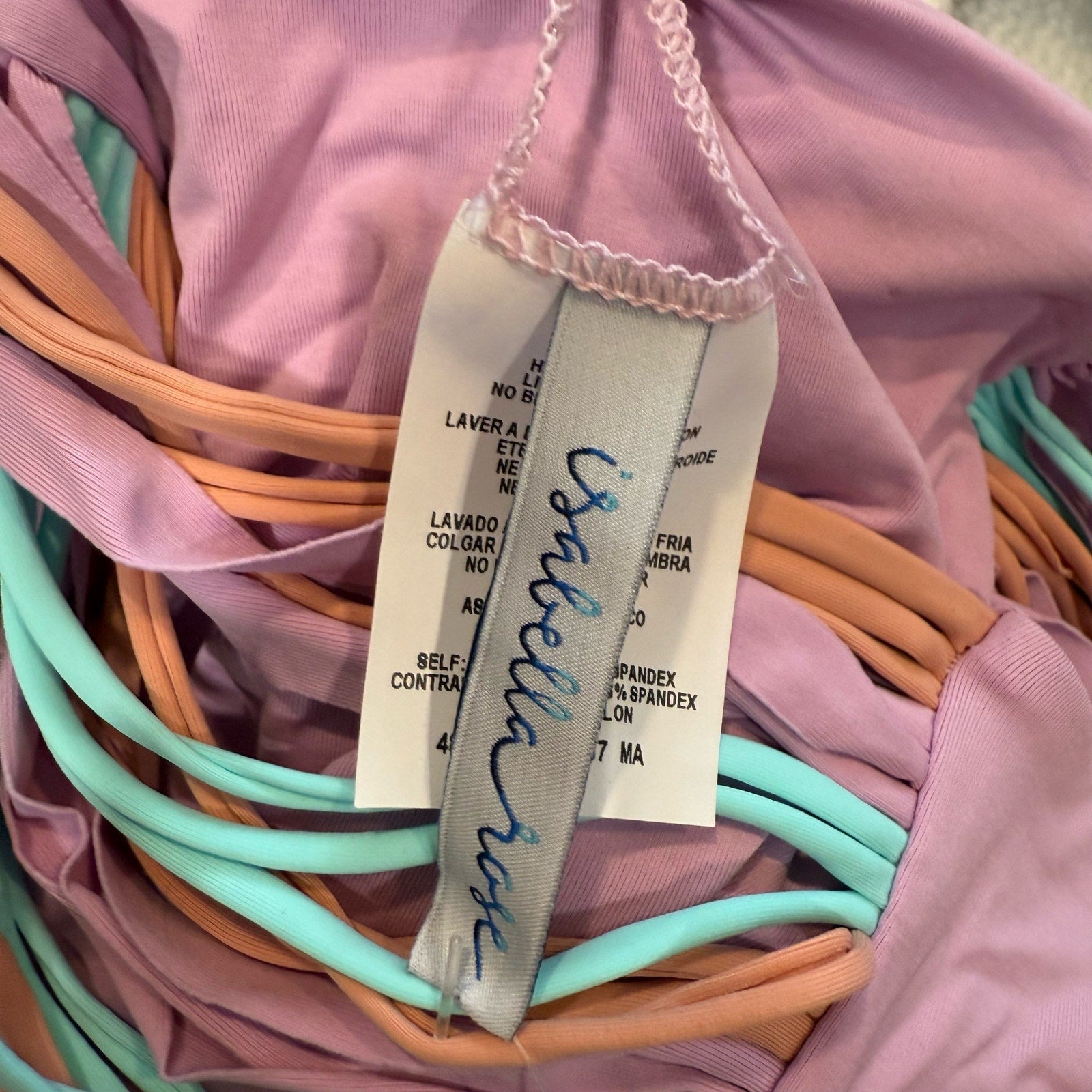 Isabella Rose Lavender Lucca High Waist Bikini Bottom Sz XS NWT