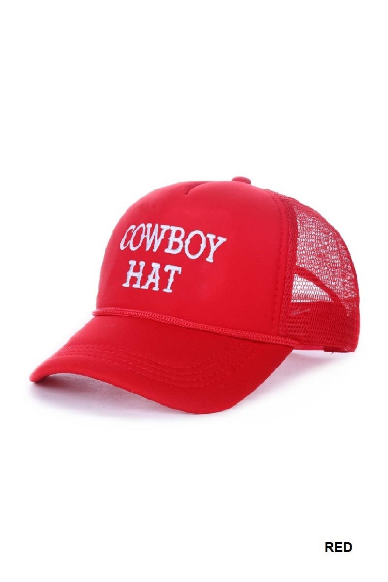 SI-26717 The Cowboy Hat Baseball Mesh Cap