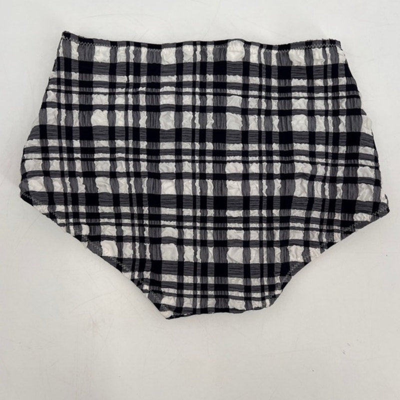 Solid & Striped Ginger Bikini Bottom Puckered Madras Sz XS NWT
