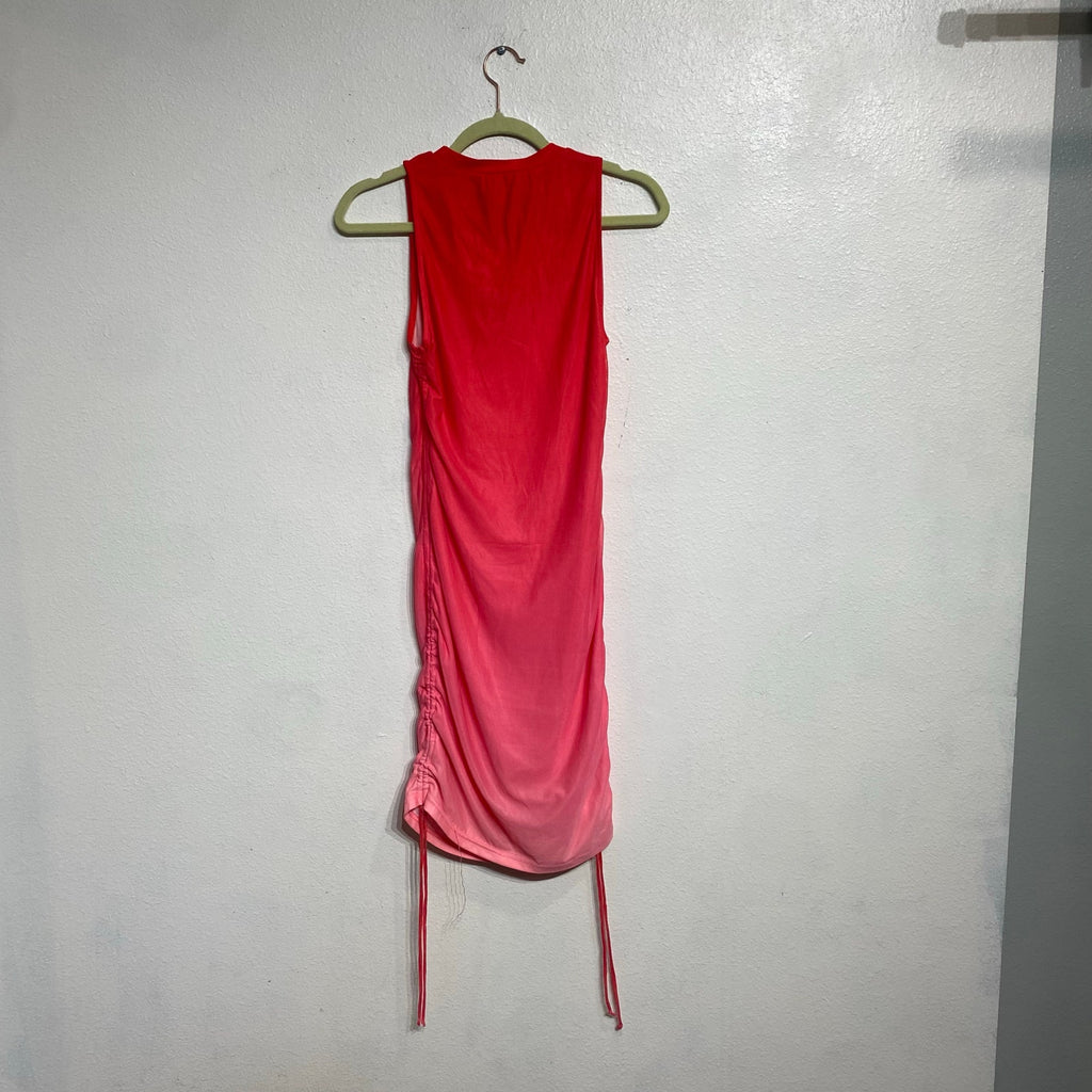 BB Dakota by Steve Madden Hibiscus Red Deep Skies Mini Dress Sz S NWT