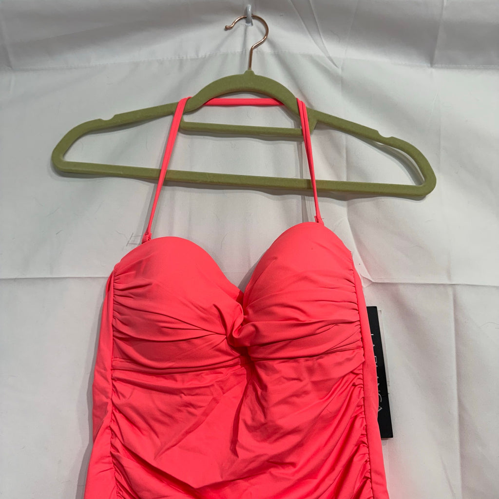 La Blanca Island Goddess Twist Bandini Tankini Top Sz 6 NWT