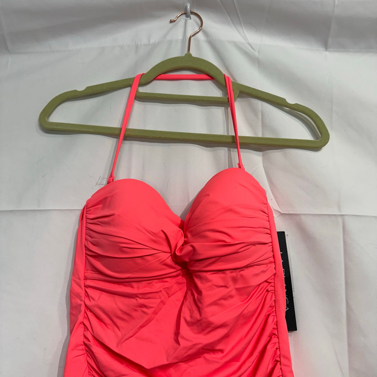 La Blanca Island Goddess Twist Bandini Tankini Top Sz 6 NWT