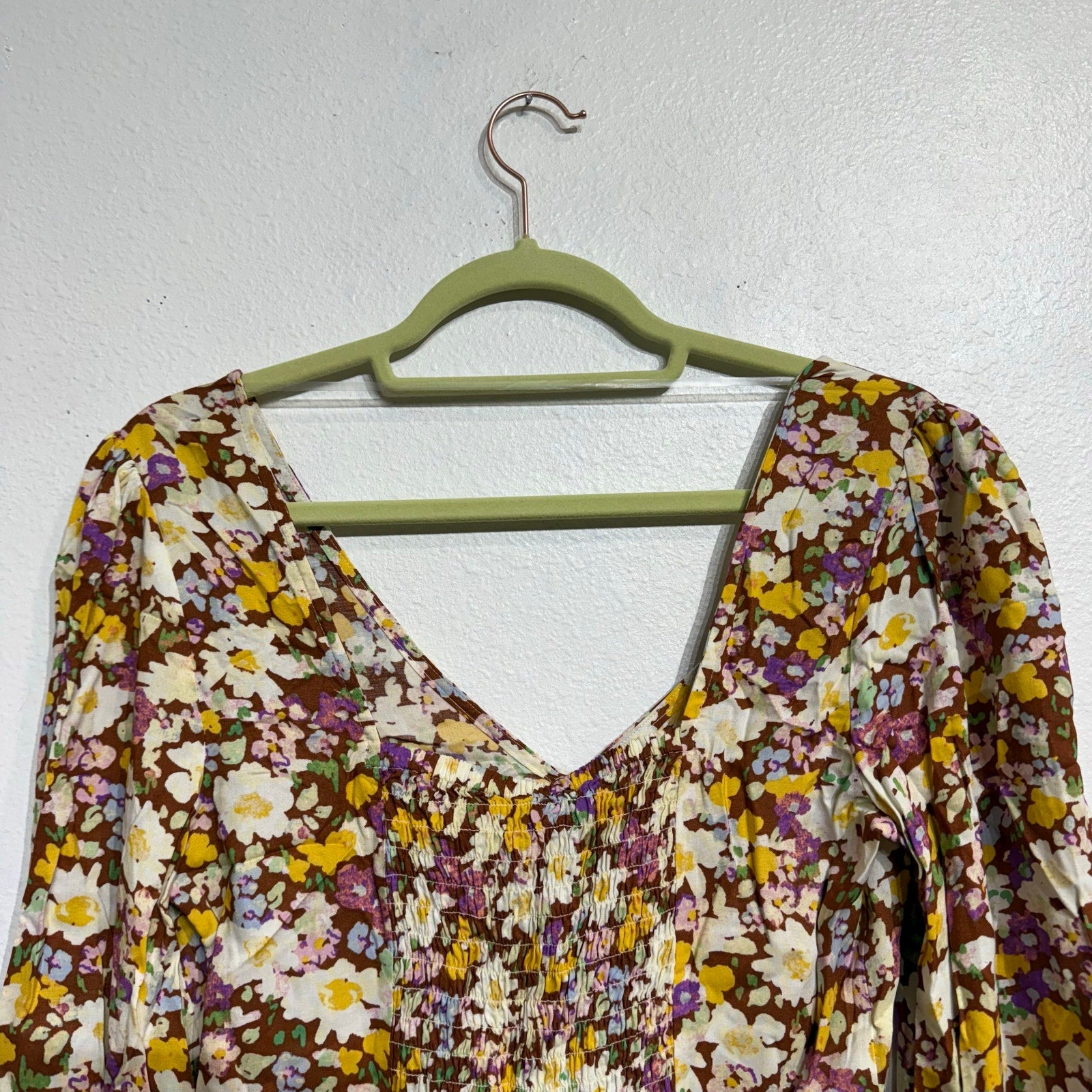 Sanctuary Sunny Field Drawn To You Floral Top Sz XS NWT