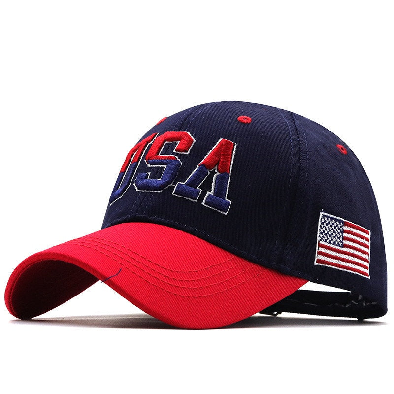 USA Embroidered America 250 Patriotic Adjustable Baseball Cap Hat NWOT