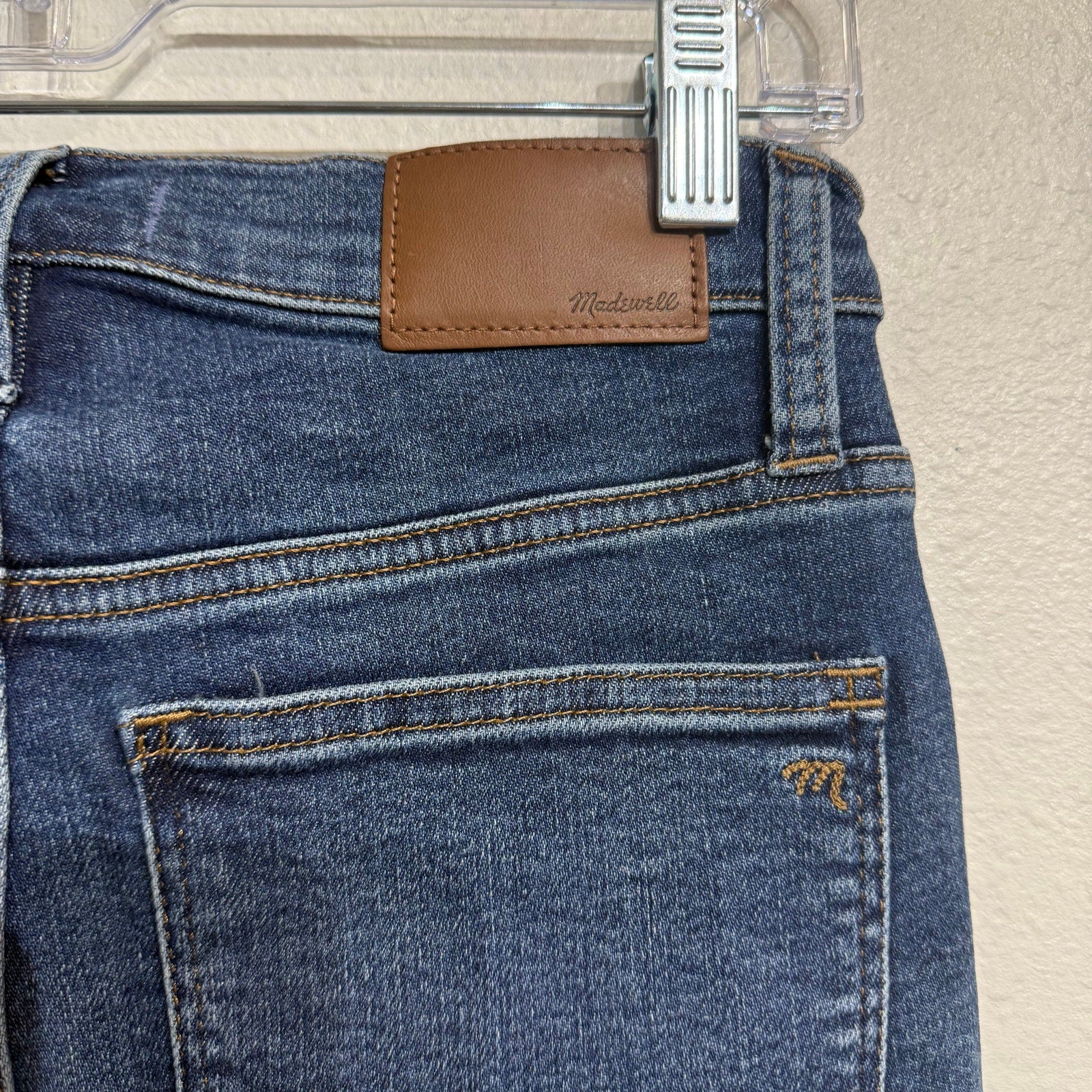 Madewell Blue 10" High-Rise Skinny Jeans Sz 24 NWT