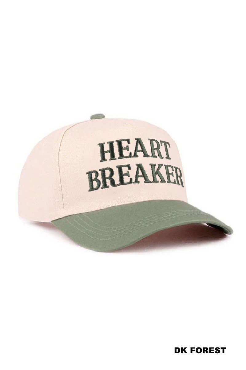 0427 Heart Breaker Two Tone Cotton Hat SI-29784