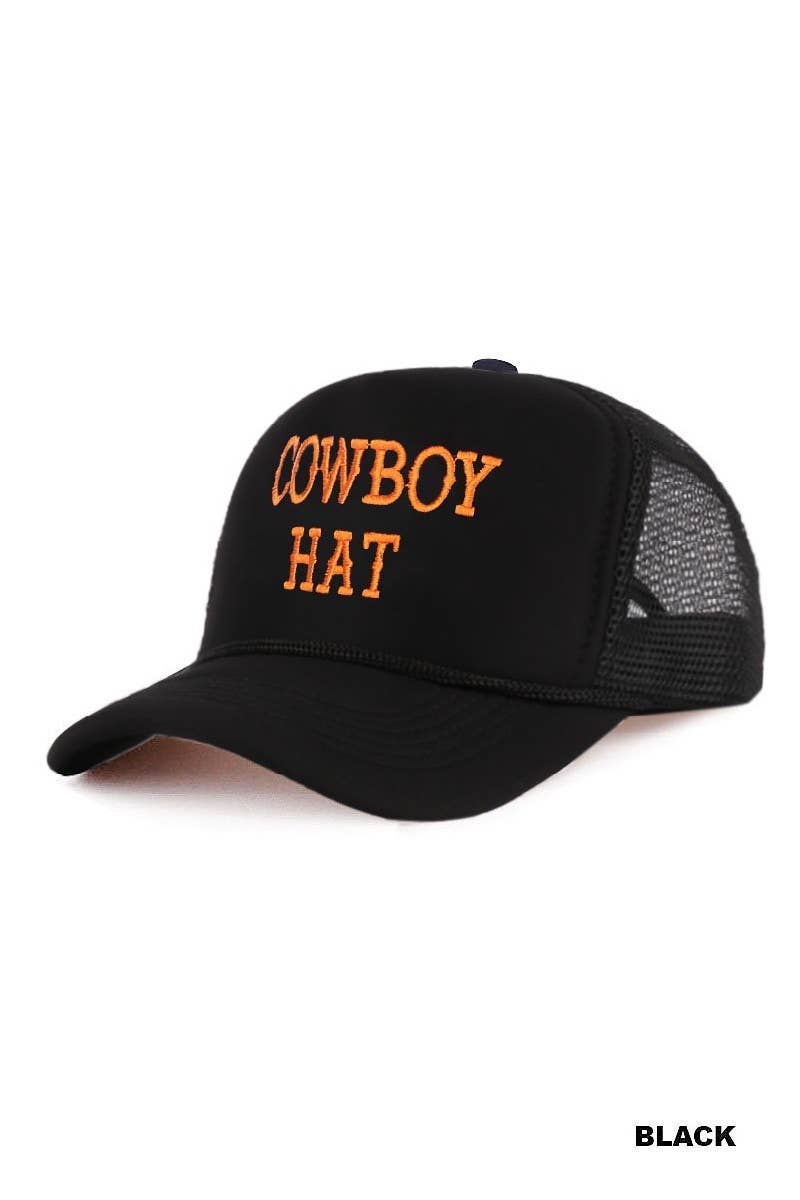 SI-26717 The Cowboy Hat Baseball Mesh Cap